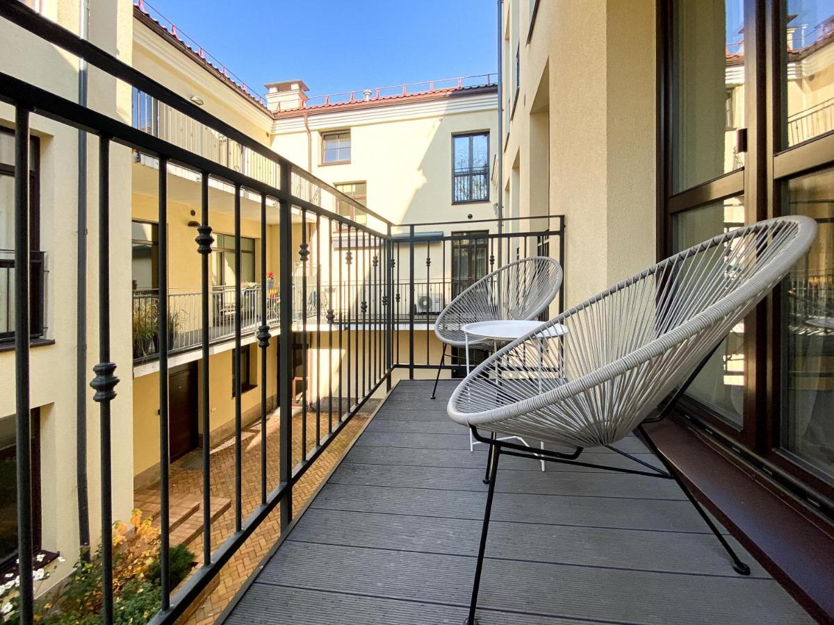 Cohost I Oldtown 60M2 Apt W-Garage Parking, Balcony & Self Check-In Wilna Exterior foto