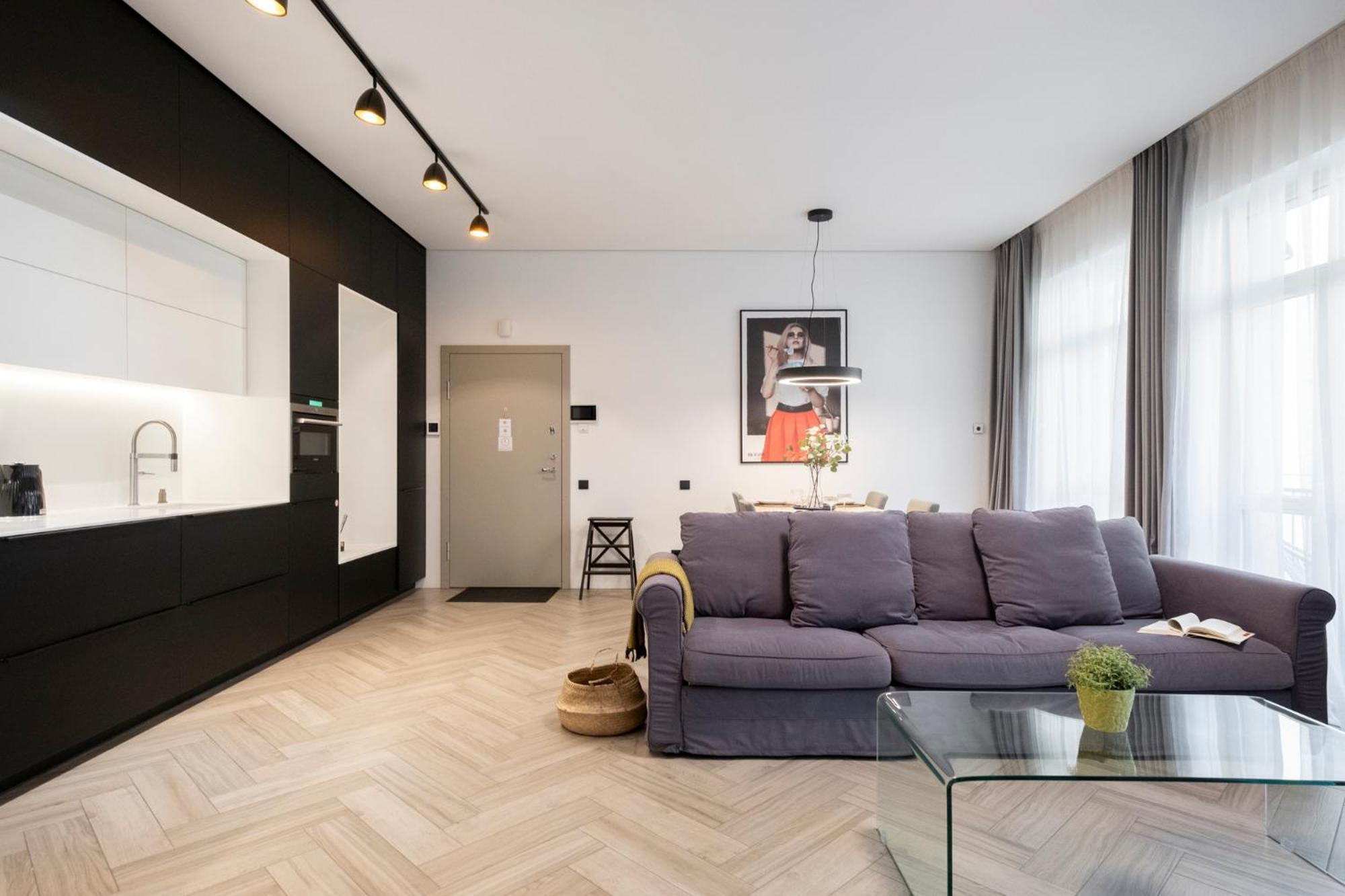 Cohost I Oldtown 60M2 Apt W-Garage Parking, Balcony & Self Check-In Wilna Exterior foto