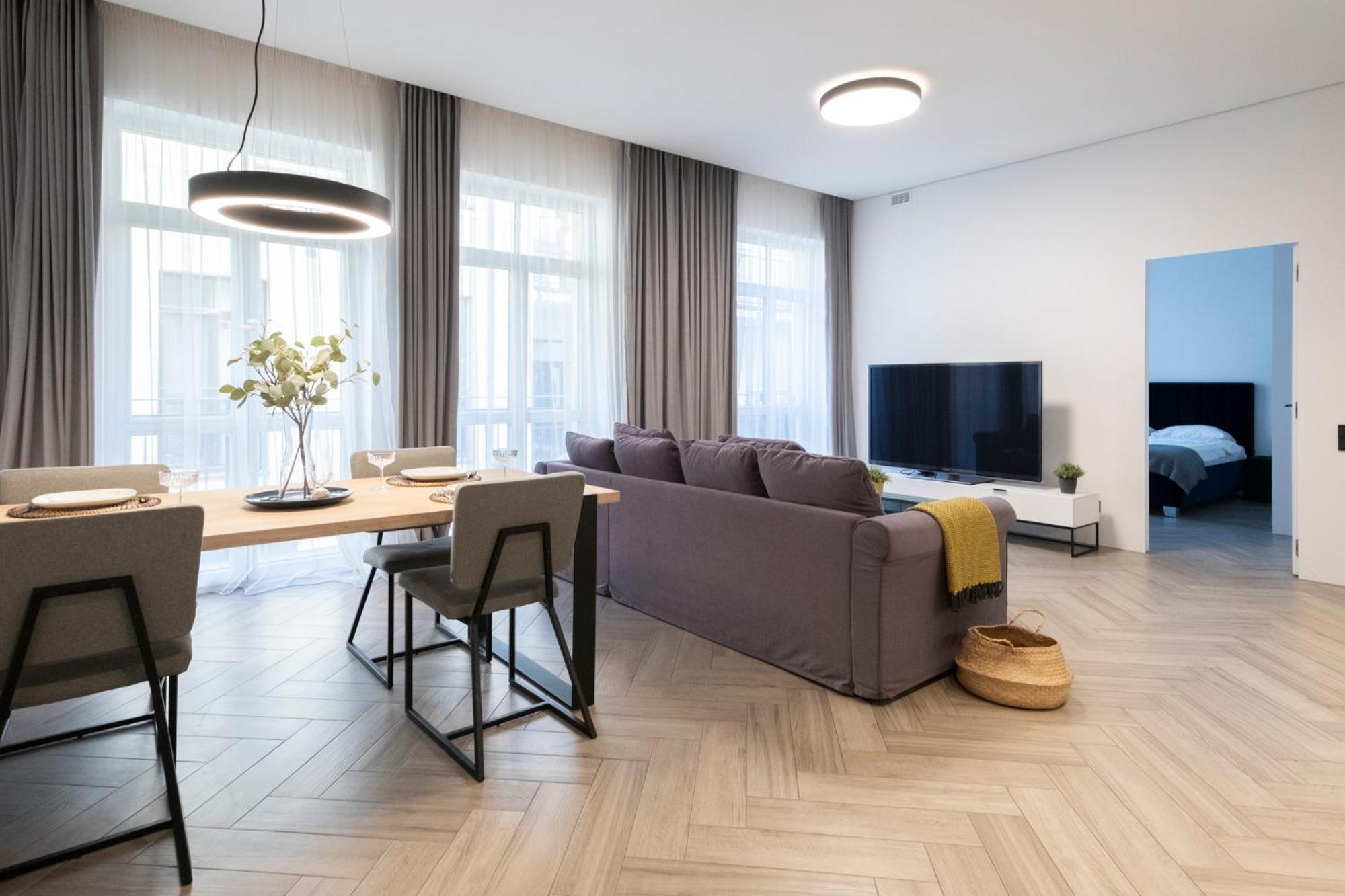 Cohost I Oldtown 60M2 Apt W-Garage Parking, Balcony & Self Check-In Wilna Exterior foto