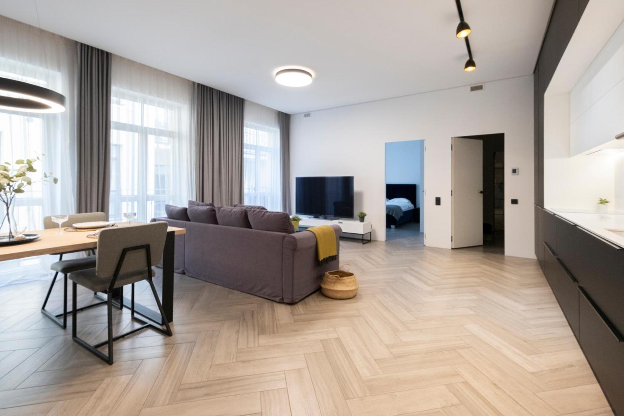 Cohost I Oldtown 60M2 Apt W-Garage Parking, Balcony & Self Check-In Wilna Exterior foto