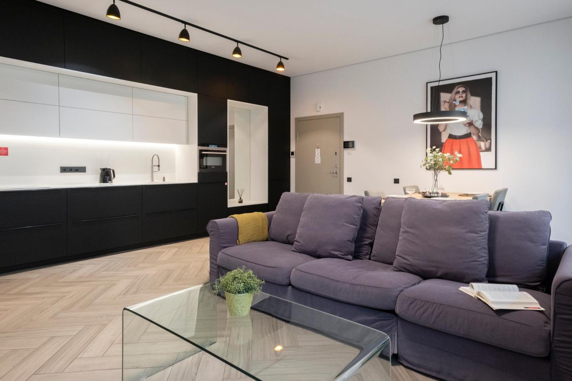 Cohost I Oldtown 60M2 Apt W-Garage Parking, Balcony & Self Check-In Wilna Exterior foto